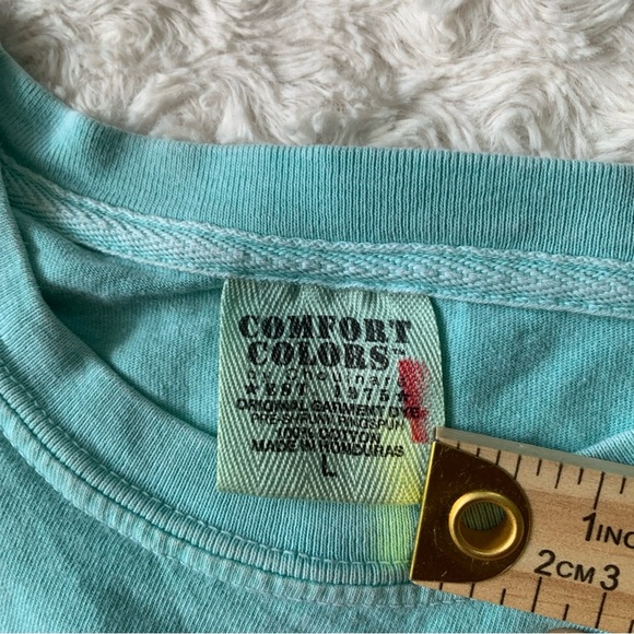 Gulf Shores (oyster house) Turquoise Shirt (Large) - Picture 4 of 7